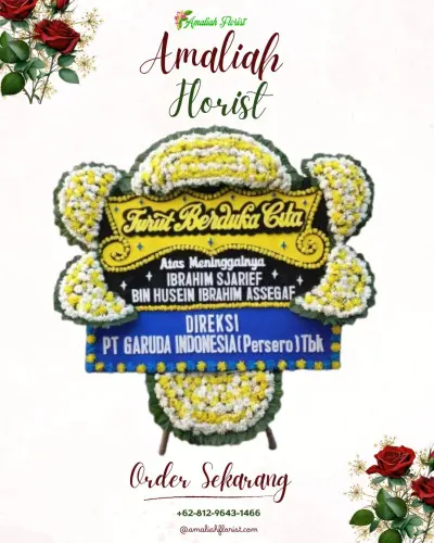 Papan Bunga Duka di Sindang